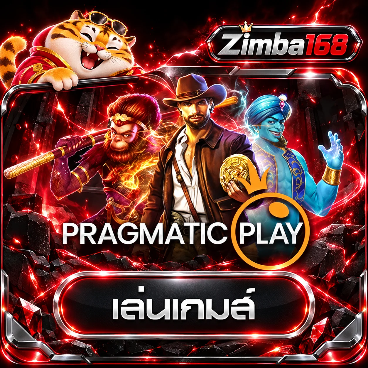 ภาพประกอบ Zimba168 ทดลองเล่นสล็อตฟรี หลายค่ายยอดนิยม